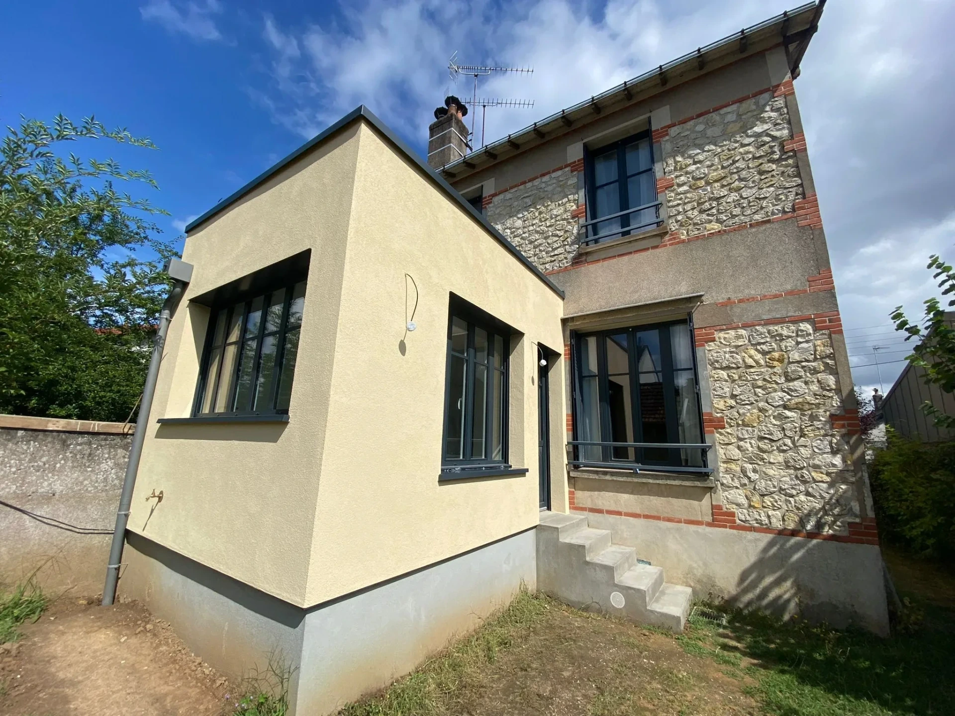 Extension Saint-Cyr à Saint-Cyr-sur-Loire, plans & rendu 3D, dessinateur ArchiMade
